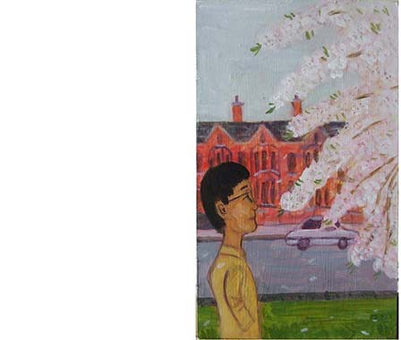 I look at Cherry Blossoms and Think About Japan