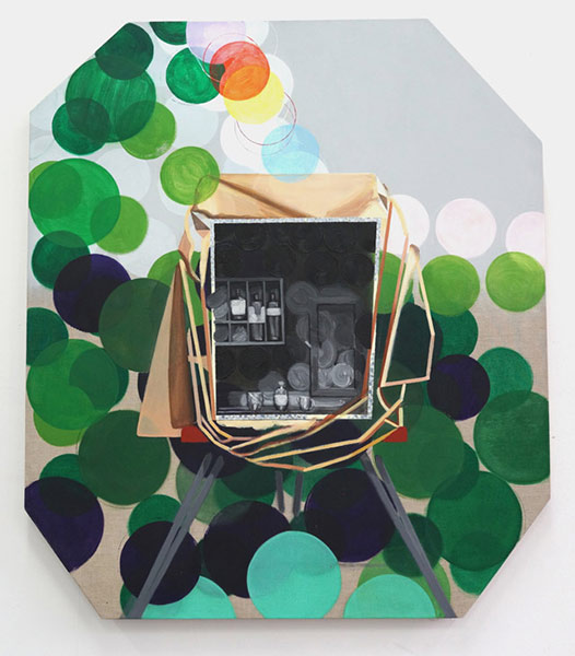 Darkroom Tent, a painting by Townly Cooke