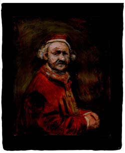 rembrandt van rijn self portrait at the age of 63 1669 national gallery london
