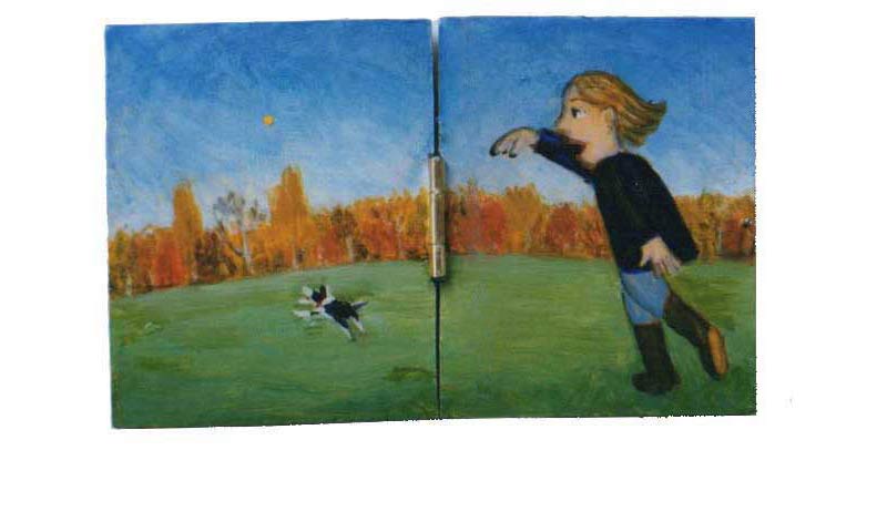 Girl and Dog